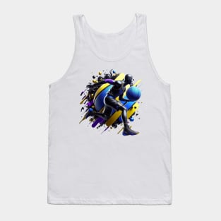 BasketBall 3D Art Tank Top